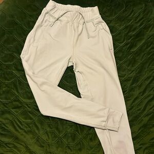 Alphalete ice blue joggers xs